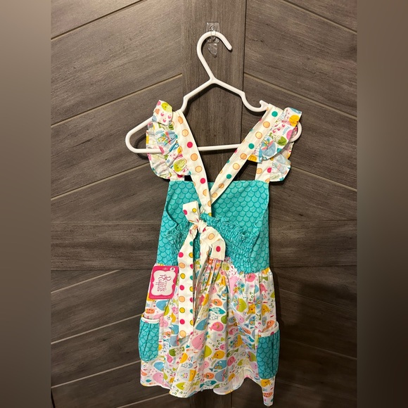 Ricrac & Ruffles dress 5T - Picture 2 of 2